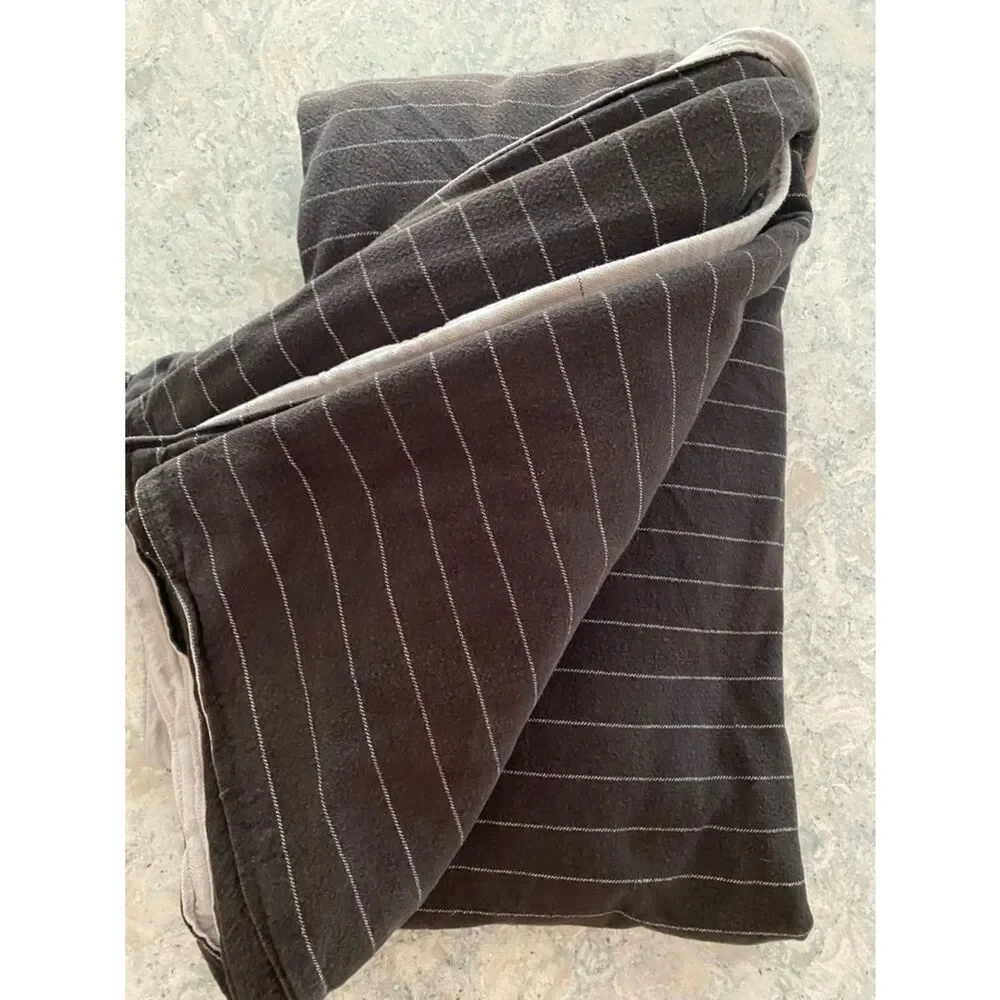 Thomas O’Brien Striped Black and White Duvet Cover - Modern Bedding